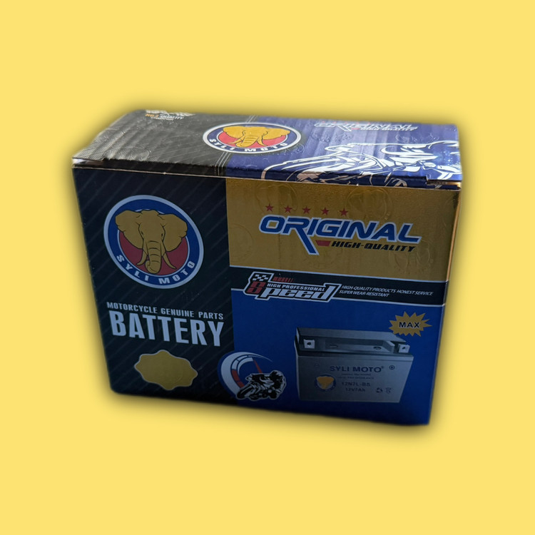 باتری موتورسیکلت ۱۲ ولت ۷آمپر پایه کوتاه